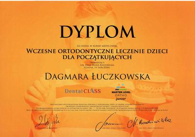 Certyfikat Dagmara Łuczkowska